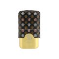 Picture of 3 cigar case Chrome Trinidad Black
