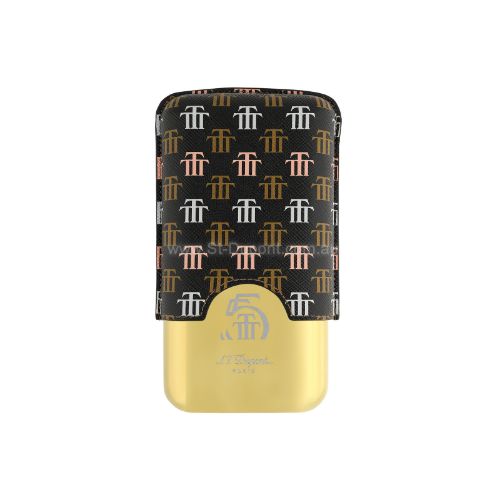 Picture of 3 cigar case Chrome Trinidad Black