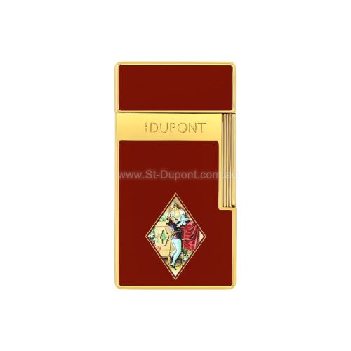 Picture of biggy Lacquered lighter romeo y julieta burgundy
