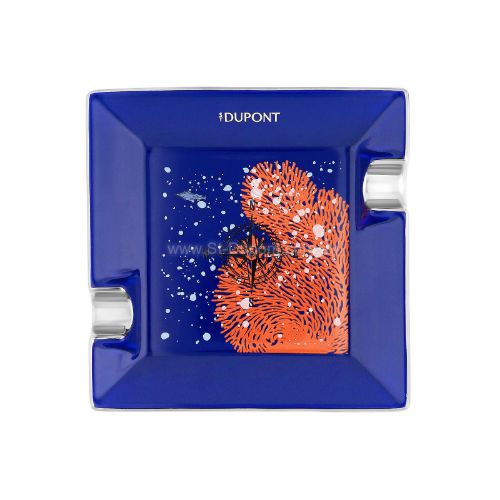Picture of ashtray Porcelain 20'000 Leagues under the seas royal blue