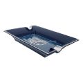 Picture of ashtray Porcelain 20'000 Leagues under the seas blue gulf stream