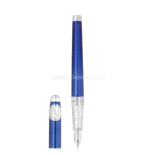 Picture of line d eternity Fountain pen large 20'000 Leagues under the seas blue gulf stream