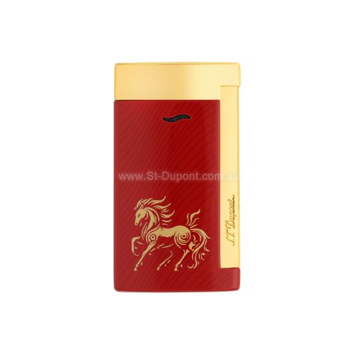 Picture of slim7 Lacquered Lighter horse red