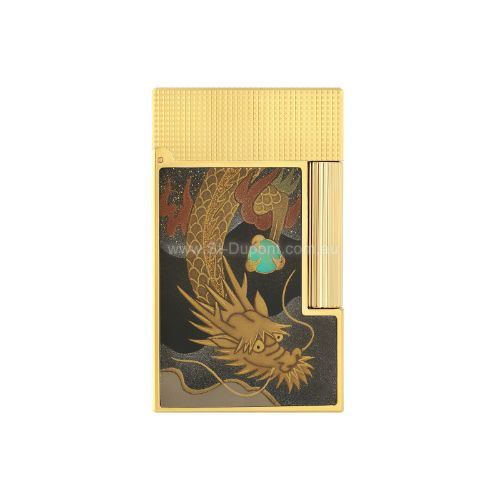 Picture of ligne 2 Lacquered lighter maki-e brown