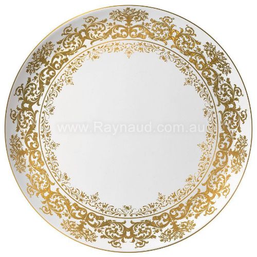 Picture of Flat cake serving plate , Chelsea, white (WHITE)