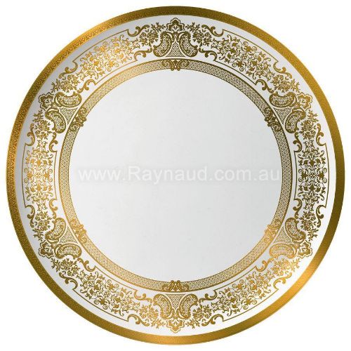 Picture of Flat cake serving plate , Marignan, white (WHITE)
