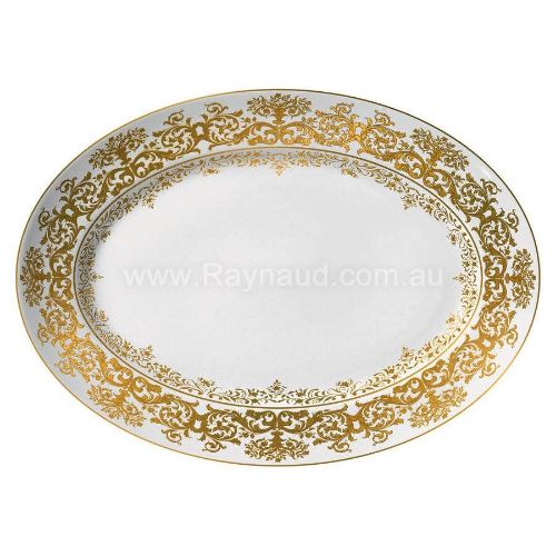 Picture of Oval platter, Chelsea, white (WHITE)