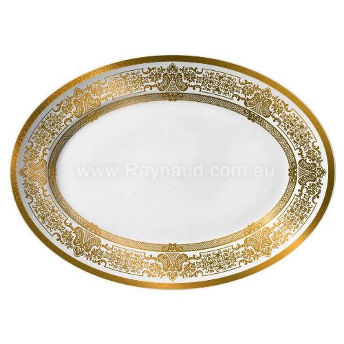 Picture of Oval platter, Marignan, white (WHITE)