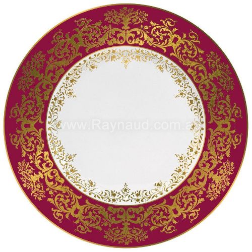 Picture of Rim plate flat, Chelsea, red (RED)