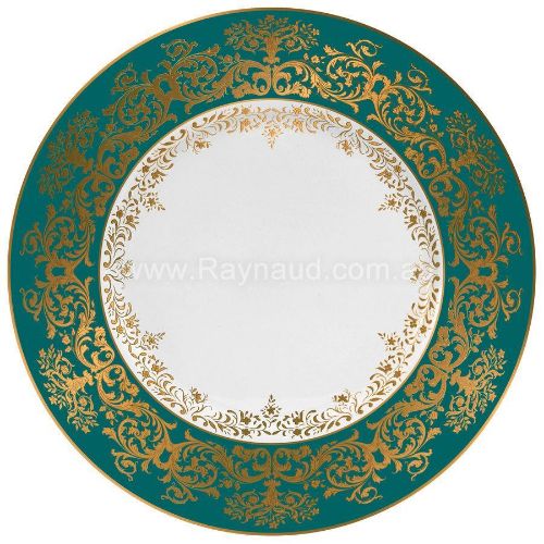 Picture of Rim plate flat, Chelsea, turquoise (TURQUOISE)