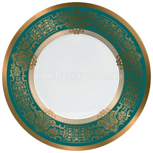 Picture of Rim plate flat, Marignan, turquoise (TURQUOISE)