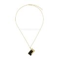 Picture of lighter necklace Lacquered lighter  golden (GLOSSY BLACK)