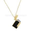 Picture of lighter necklace Lacquered lighter  golden (GLOSSY BLACK)