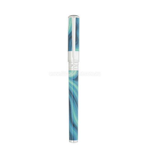 Picture of Initial Rollerball pen Géode blue