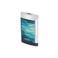 Picture of Slim 7 Lacquered lighter Géode blue