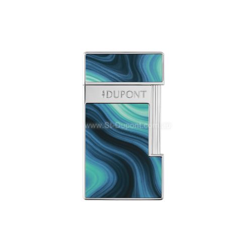 Picture of Slimmy Lacquered lighter Géode blue
