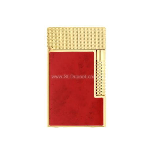 Picture of le grand dupont Lacquered lighter Savoir-Faire Popote red