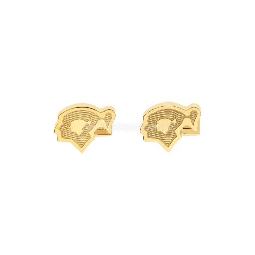 Picture of cufflink Engraved Cohiba 60 gold